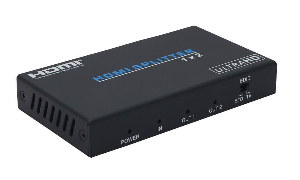 Multiplicator / Splitter HDMI2.0 4K EvoConnect B12IH 1×2 Splitter,  support 3D  4k@60Hz YUV 4:4:4, EDID, HDR, HDCP2.2