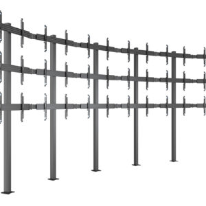 Stand Video Wall MBFMC 6x3U Multibrackets MB-4653, 32-65", brațe reglabile, max.30 kg/afisaj, montaj pe podea, negru