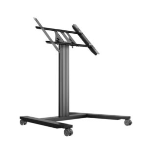 Stand TV podea mobil Multibrackets MB-6252, incl. 0-90º, tip masa, inaltime 110 cm, diagonale 32"-55", max. 80kg
