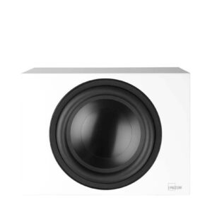 Subwoofer activ Lyngdorf BW-3, 400 W RMS, 25-800 Hz, alb mat
