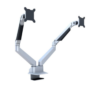 Suport monitor Dual Multibrackest MB-3972, 15"-32", max 10 kg per monitor, argintiu