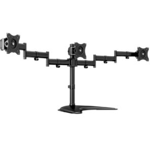 Stand pentru 3 monitoare de masa Multibrackets MB-3392, 15"- 27", max. 8 kg / monitor, Negru