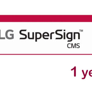 Software pentru signage LG webOS SuperSign CMS, 1 an, SSO-1SLS