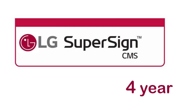 Software pentru signageLG webOS SuperSign CMS, 4 ani, SSO-4SLS