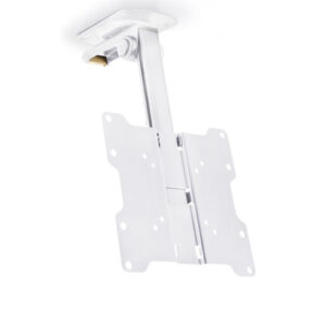 Suport TV tavan Multibrackets MB-0346, Flip 90 grade, diagonala 15''-37''(32-93cm), max. 20kg, pivotare +/- 45°, alb
