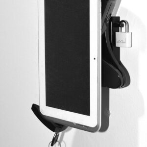 Suport tableta de perete Multibrackets 3497 + Blackmount PAD29-01 securizat si rotabil 360 grade in jurul axului