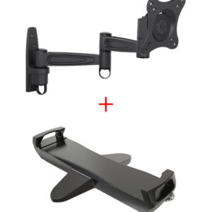Suport tableta perete cu Multibrackets 3299 si Blackmount PAD29-01, securizat, rotabil 360grade, stanga-dreapta 90grade