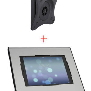 Suport tableta de perete  Multibrackets 3497 si Vogel's PTS2010, securizat, rotabil in jurul axului 360 grade