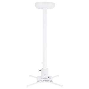 Suport videoproiector de tavan Multibrackets MB-1787, reglabil 90-160cm, reglaj fin, max.10kg, alb