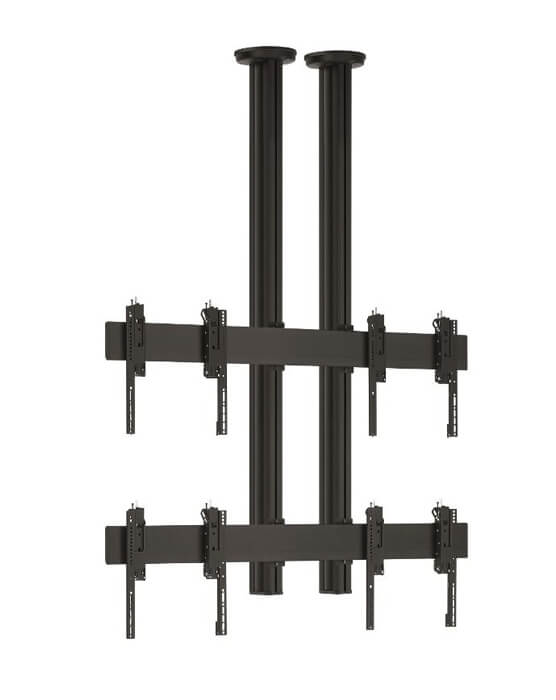 Suport Videowall 2×2 Vogel’s CVW2255 cu prindere in tavan, pentru Displayuri  46″-55″