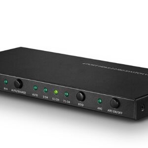 Switch HDMI 18G cu 4 porturi și audio, Lindy 38249