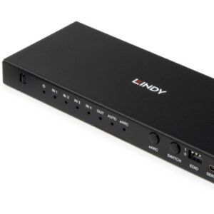 Switch HDMI 8K60 cu 4 porturi și eARC, Lindy 38386