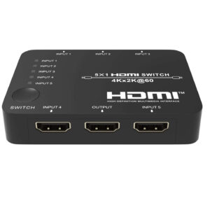 Switch HDMI2.0b 5x1 4K@60Hz 4:4:4, HDCP2.2, 3D cu telecomanda