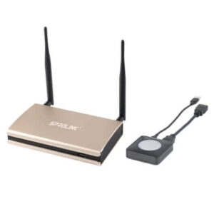 T2-Sis. de prezentare wireless, max.16 utilizatori, 2 imagini afisate simultan, 2 butoane USB-A incl., Airplay, Miracast