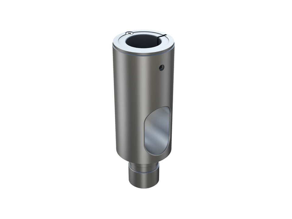 Teava extensie Multibrackets 5402 pentru suporturile cu gas, 10 cm, silver