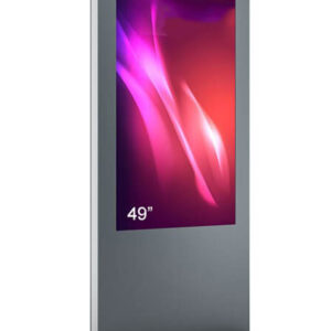 Totem de interior B01, B01V49N-SAB, pentru display 49'', fara sticla frontala