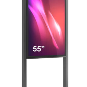 Totem de exterior Kiosk T1V55N-BB, pentru display fulloutdoor LG 55''