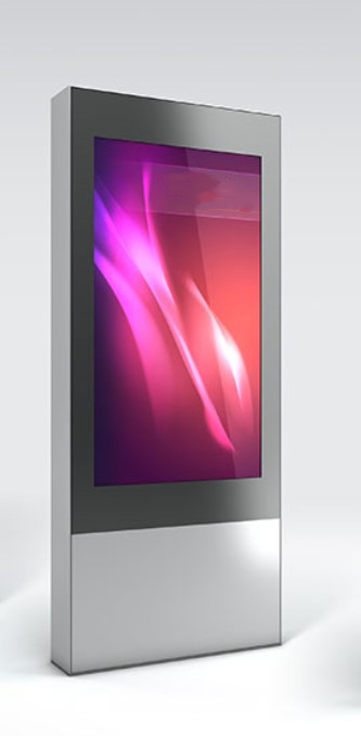 Carcasa monitoare Kiosk FULL OUTDOOR XR, 55″, dimensiuni 863x2023x190 mm, greutate 110 kg