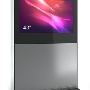 Totem de interior ZL, ZLH43N-SBB, pentru display 43'', cu sticla frontala
