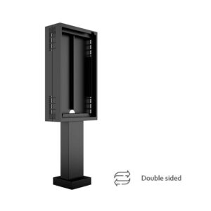 Totem Outdoor Pro Double pentru LG 49XE4F-M , Multibrackets MB-1134, 49", max.50kg, antifurt, negru