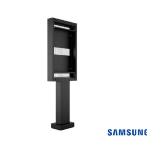 Totem Outdoor Pro Single pentru Samsung OH55F/B/A-S, Multibrackets MB-6580, 55", max.63kg, antifurt, negru