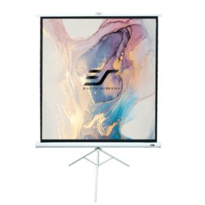 Ecran de proiectie portabil cu trepied, 203 x 203 cm, EliteScreens Tripod T113NWS1, format 1:1