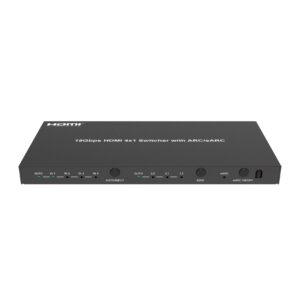Switch HDMI2.0b 4x1 4K@60Hz 4:4:4, HDCP2.2 cu suport ARC/eARC, cu telecomanda