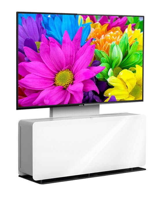 Mobilier Videoconferinta Single cu stand Vogel’s PVF4112 Alb, max.90″
