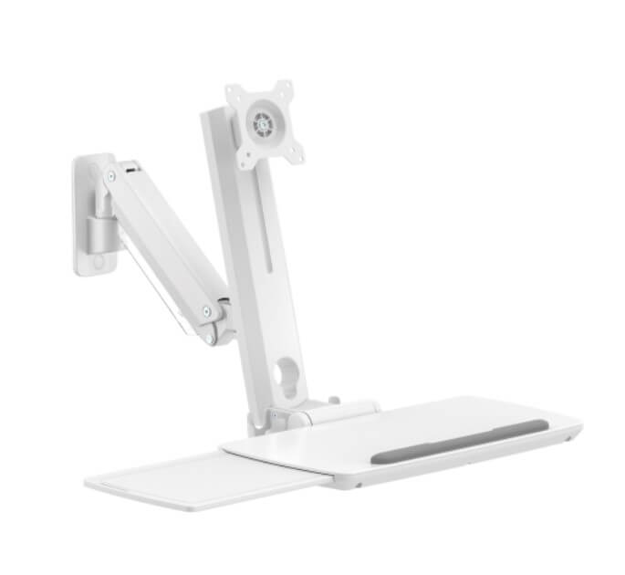 Statie de lucru medical de perete Blackmount MED02-1, display 17″-35”, max.12 kg