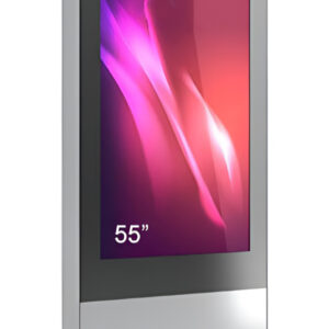 Totem de exterior XR ,XRH55N-SAB, pentru display 55'', inaltime 202.3 cm, 105 kg, dim.863x2023x190 mm
