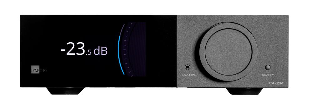 Amplificator stereo 2 x 210W Lyngdorf TDAI-2210 HDMI, 2.1 Input (8K & HDR), Chromecast, Airplay2, DSP, RoomPerfect