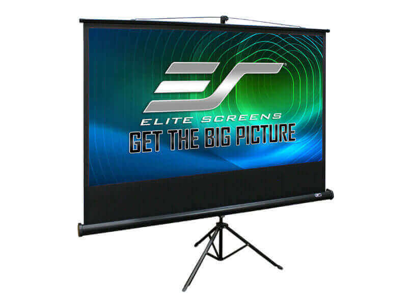 Ecran de proiectie portabil cu trepied, 203 x 203 cm, EliteScreens Tripod T113UWS1, format 1:1
