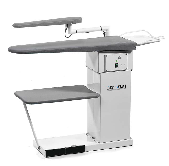 FIXED IRONING TABLE, VACUUM, HEATED, AND BLOWING, WITHOUT BOILER