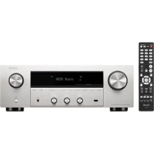 Receiver Stereo Denon DRA-900H, 2x145W, 8K, HDMI, HEOS, Wi-Fi, Bluetooth, argintiu