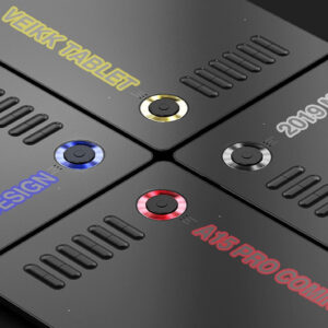 Tableta Grafica Veikk A15 Pro, buton albastru